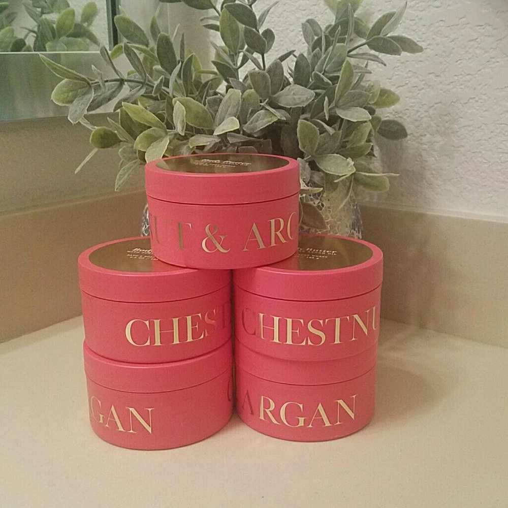 5 NEW BBW Chesnut Argan body butter